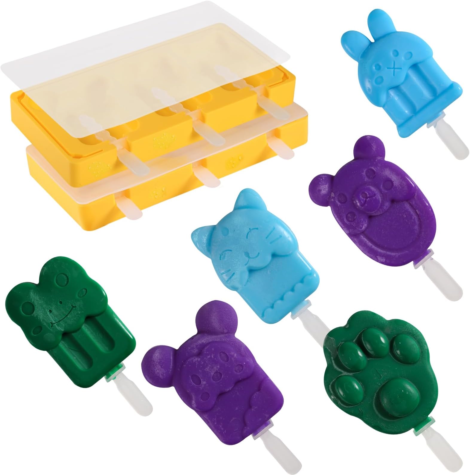 2023 Newest Mini Popsicles Molds for Kids Baby, Reusable