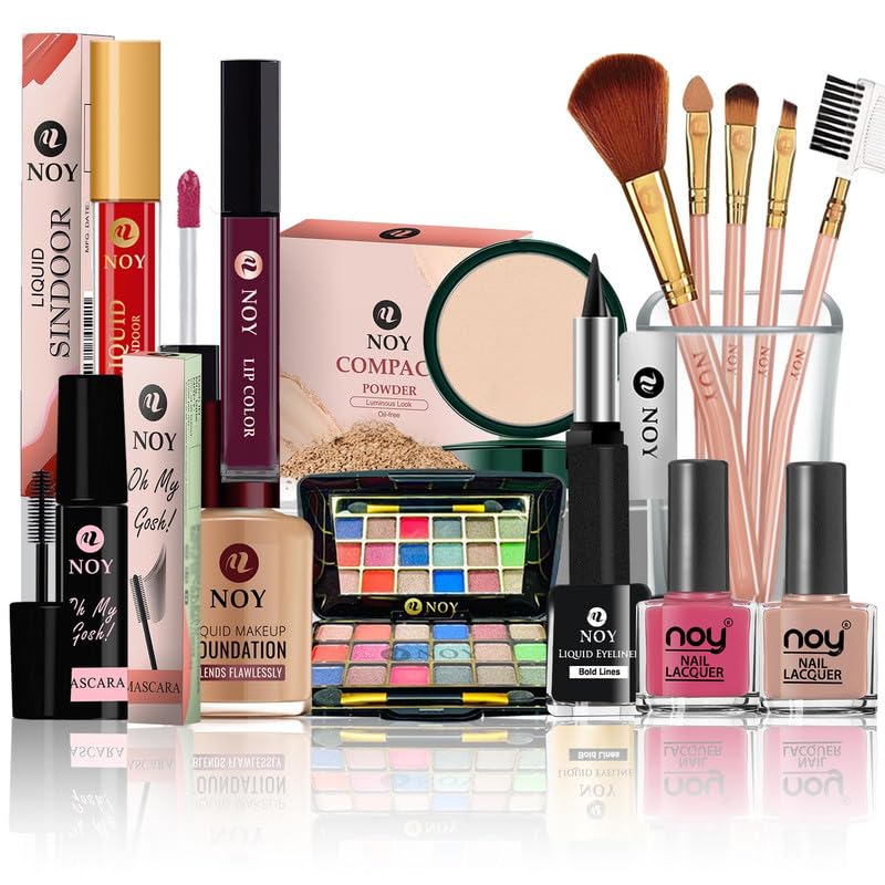 NOY Master Matte Finish Makeup Kit Waterproof For Long Lasting Perfection 100% Waterproof, Long Lasting & Smudge Proof NO#261 (Pack of-15)-image-38