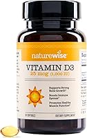 Vista 13 de NatureWise Vitamina D3 2000iu (50 mcg) Suministro de 90 días para apoyo inmunológico, función muscular saludable y salud ósea - Sin OMG, sin gluten