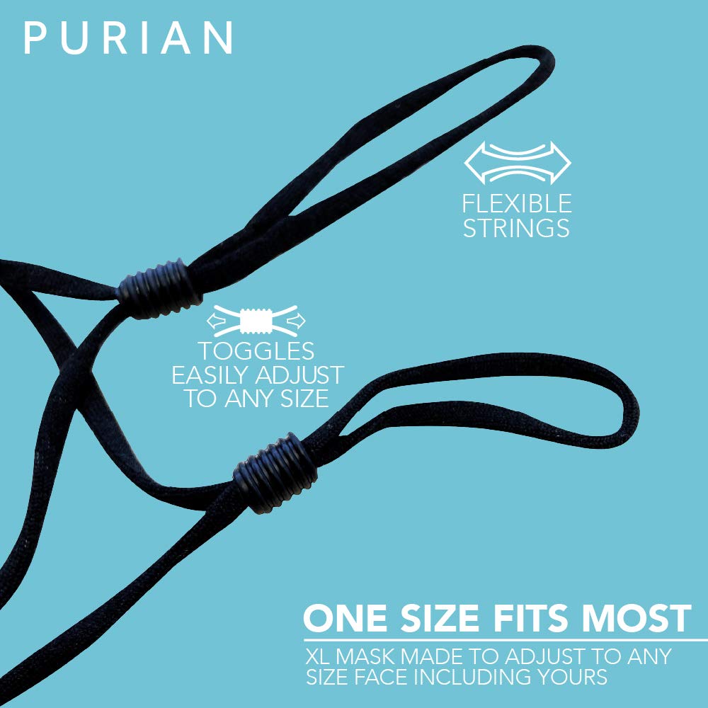 PURIAN XL Face Masks - 2 Pack -6