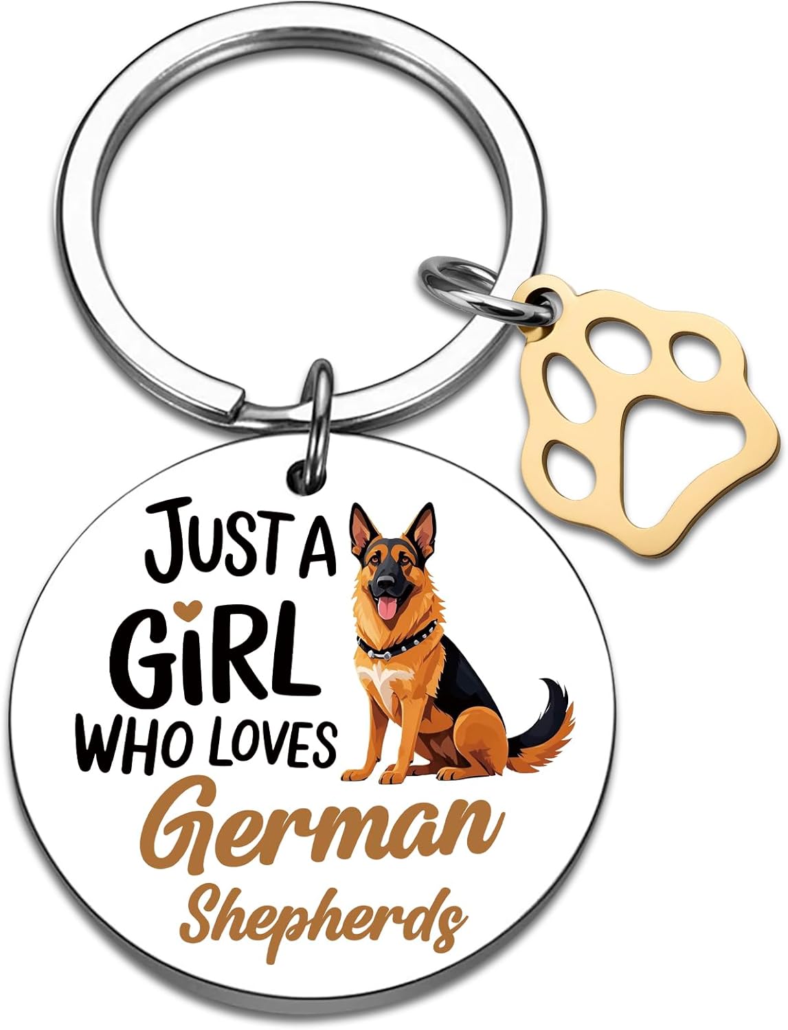 German Shepherd Gifts Keychain German Shepherd Bag Charm Christmas Birthday Gifts For Women