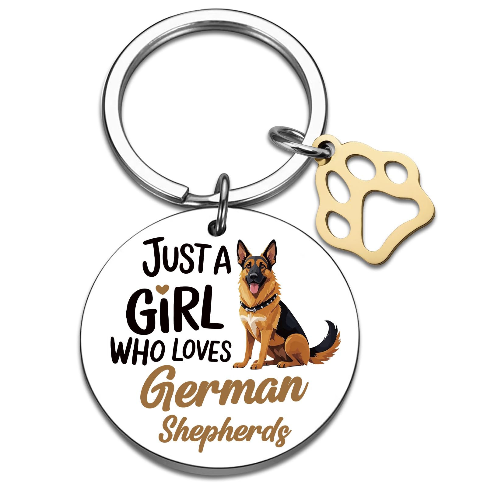 German Shepherd Gifts Keychain German Shepherd Bag Charm Christmas Birthday Gifts For Women