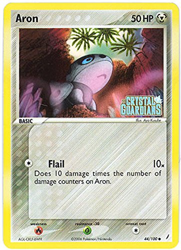 Pokemon - Aron (44) - EX Crystal Guardians - Reverse Holofoil