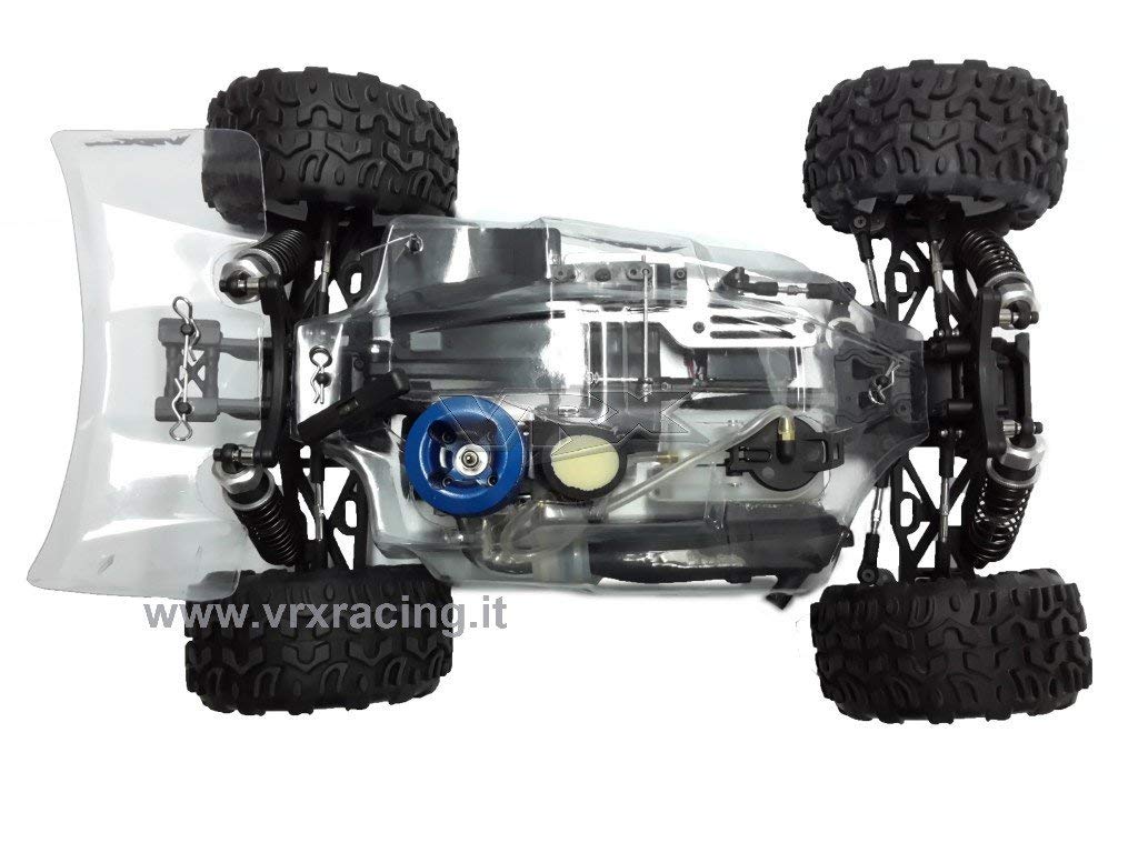 VRX Bugster N2 1/10 off-Road con Motore a Scoppio Go.18 Cambio 2 Marce Radio 2.4GHz Fly Sky 4WD RTR