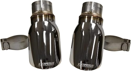 Kit de puntas individuales de la serie Pro de 4.0 pulgadas | Cargador Pursuit 5.7L Corsa Systems pulido 2015-2016