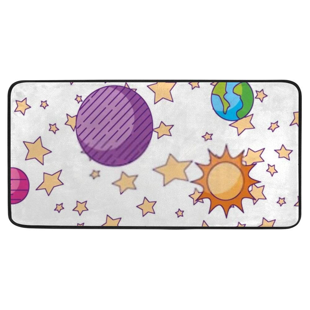Tapis de cuisine antidérapant imperméable et lavable pour un sol propre