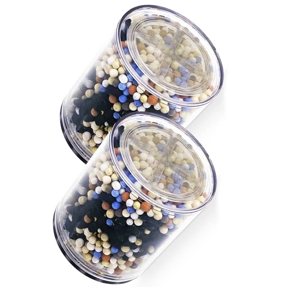 JISIZKY Replacement Shower Filter Cartridge Compatible With HammerHead Filtered Showerhead for Hard Water,Replacement shower Filter for Shower Head(2Pack)