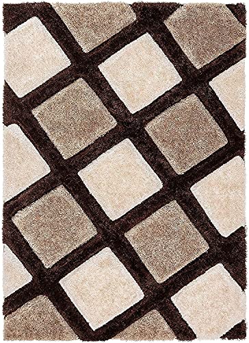 Image of Modern Soft 3D Shaggy Fur Carpets for Living Room Thick Fluffy Rugs for Bedroom, 5x8 feet, Multi Color