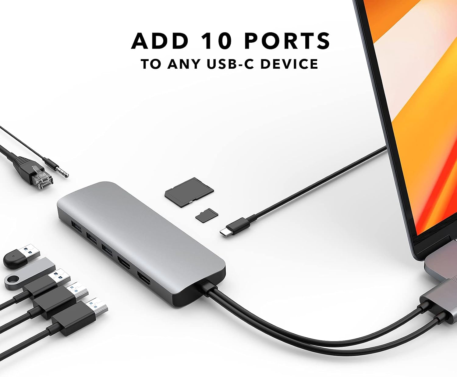 Buy HyperDrive 10-in-2 USB C Dock, Dual 