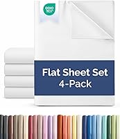 Vista 504 de Sábana encimera de bolsillo profundo, más suave que el algodón egipcio, 1 sábana encimera para colchón tamaño Queen