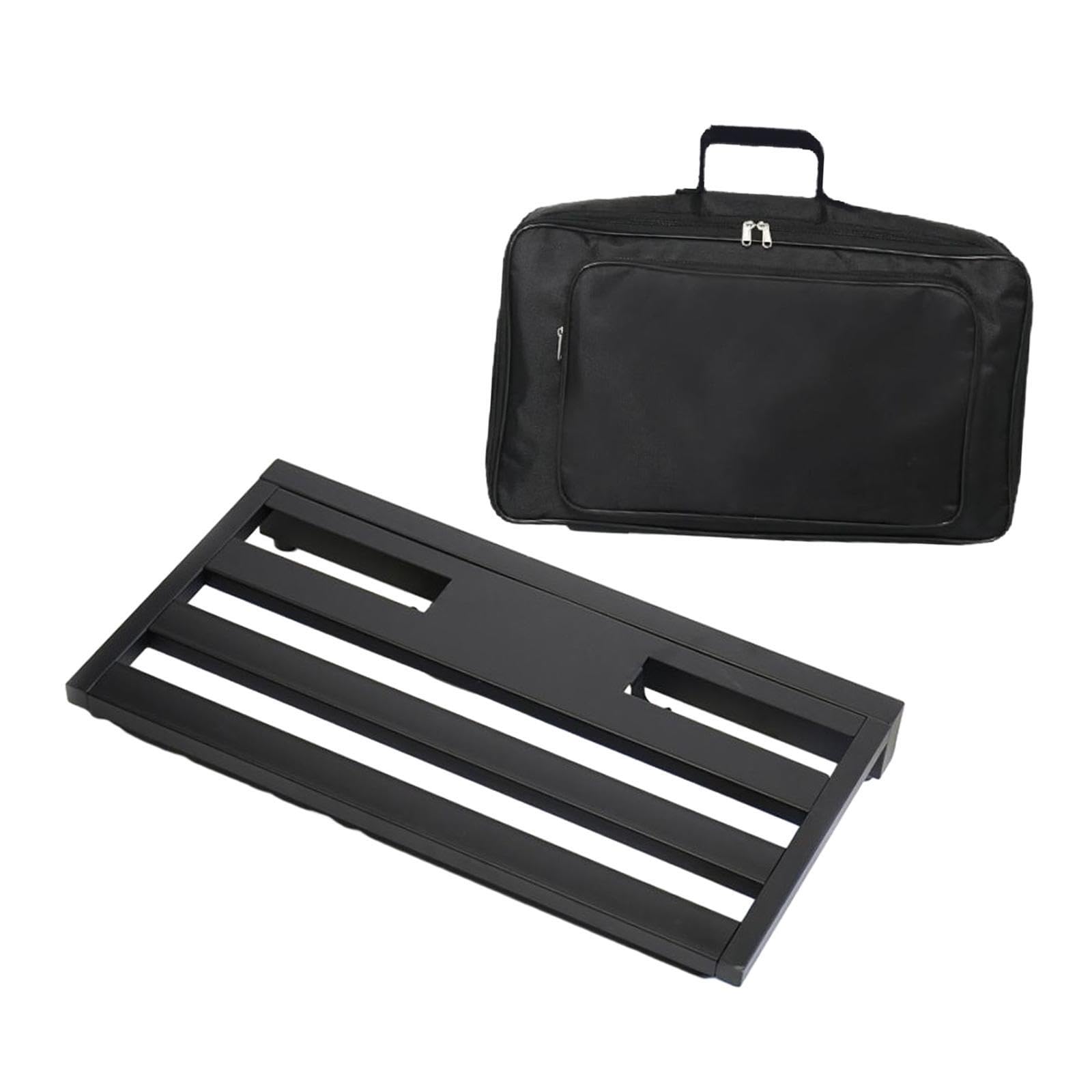 Ampia pedaliera con borsa per il trasporto, pedaliera leggera per effetti di chitarra elettrica progettata per le esigenze di performance dei musicisti, parti della per
