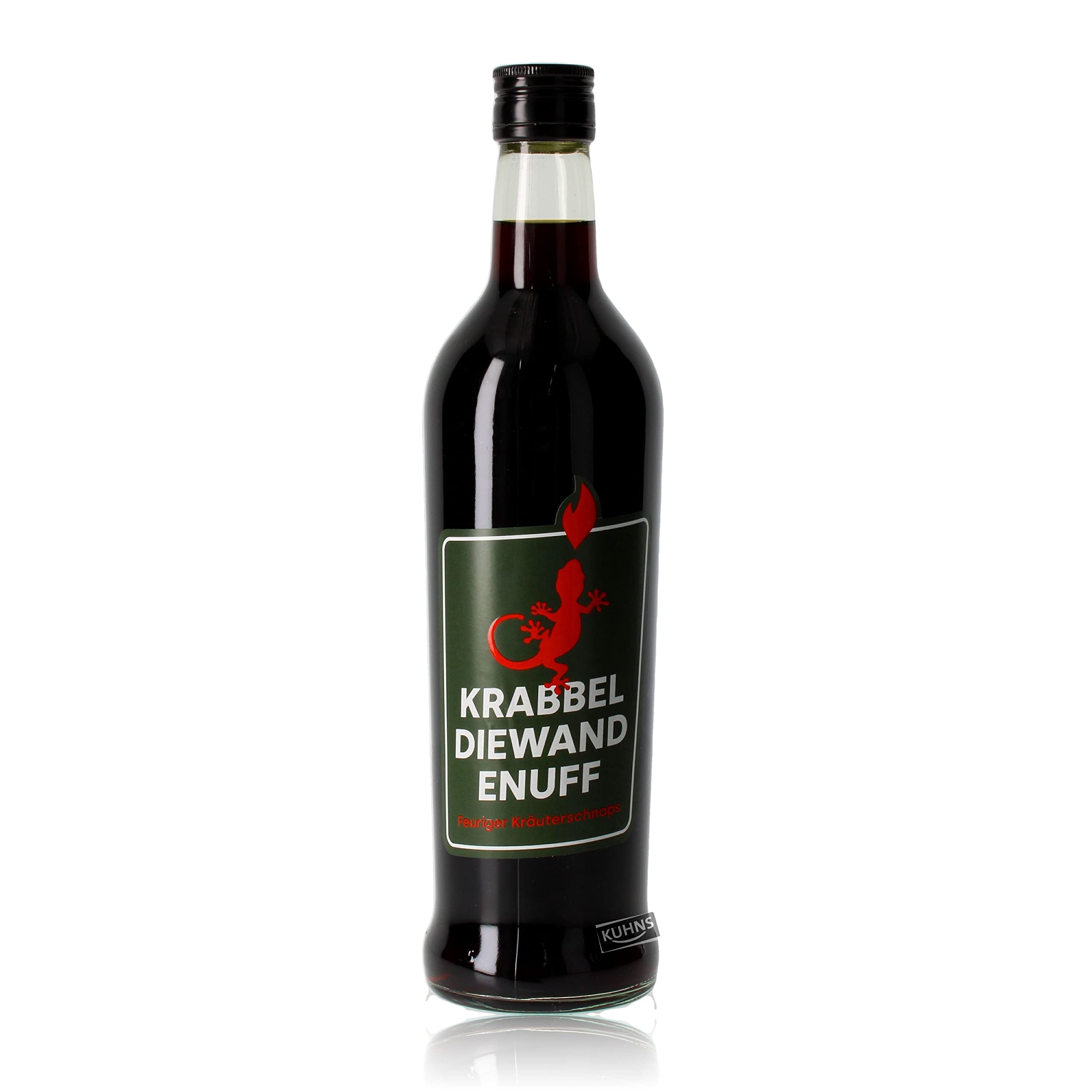 Krabbeldiewandenuff Kräuter-Schnaps 0,7 L | original Geschmack seit 1951 | Kräuterschnaps scharf von Deheck | 50% Vol. KRABELDIWANDENUFF