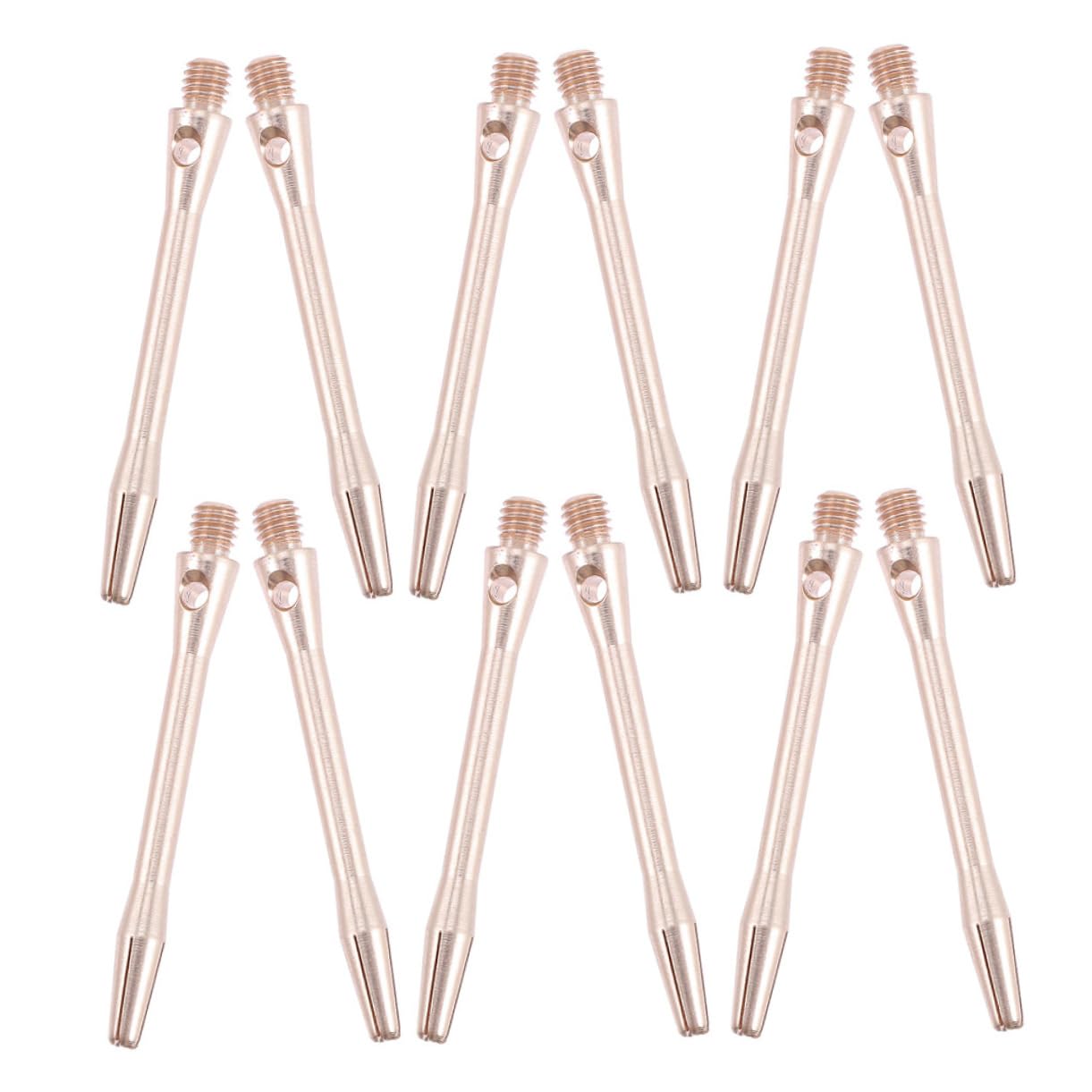 GANAZONO Aluminum Shafts Replacement Thread Shafts for 12 Pack 48mm Length Silver for Lovers