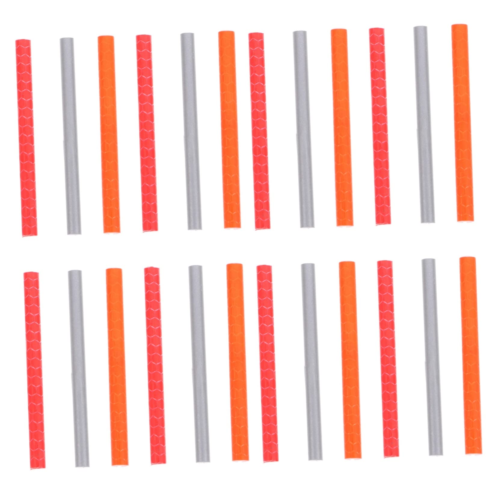 GALPADA 36Pcs Reflective Bike Wheel Warning Strips Durable Reflective Decal Tape for Enhanced Bike Safety Easy Installation Fit for Motorbike Mountain Bike