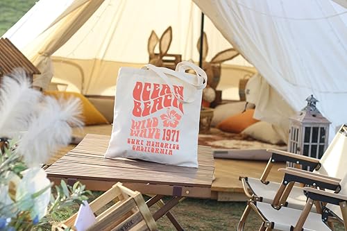 Miniatura 3 de Bolsa de lona con bolsillo interior, estética, reutilizable, bolsa de compras, bolsa de hombro, libro, regalos