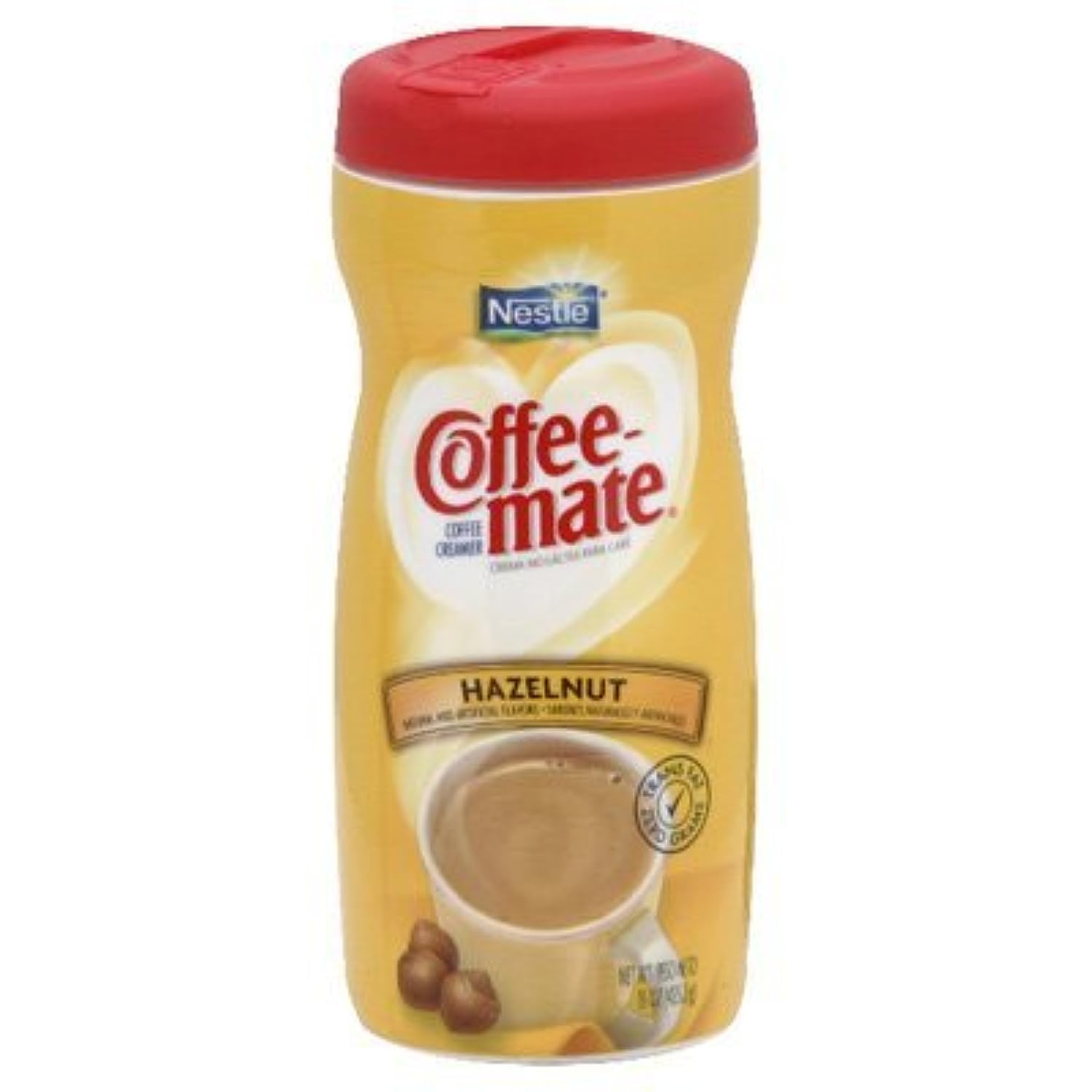 Coffee-Mate Hazelnut Powdered Coffee Creamer 10 Ounce Canister Pack of 3