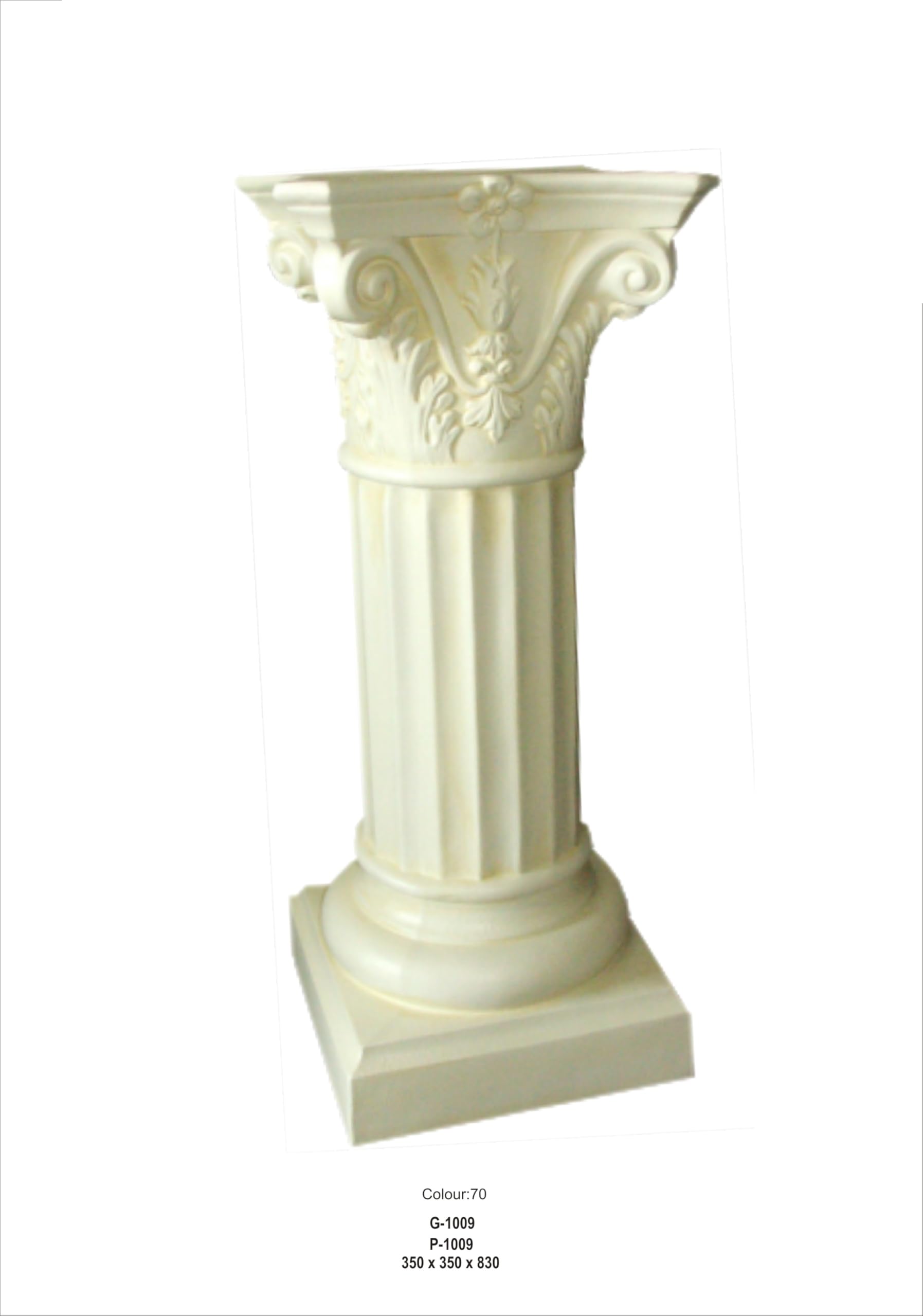 Generisch Hermosa columna. Una base única para una escultura o busto. 83 cm.