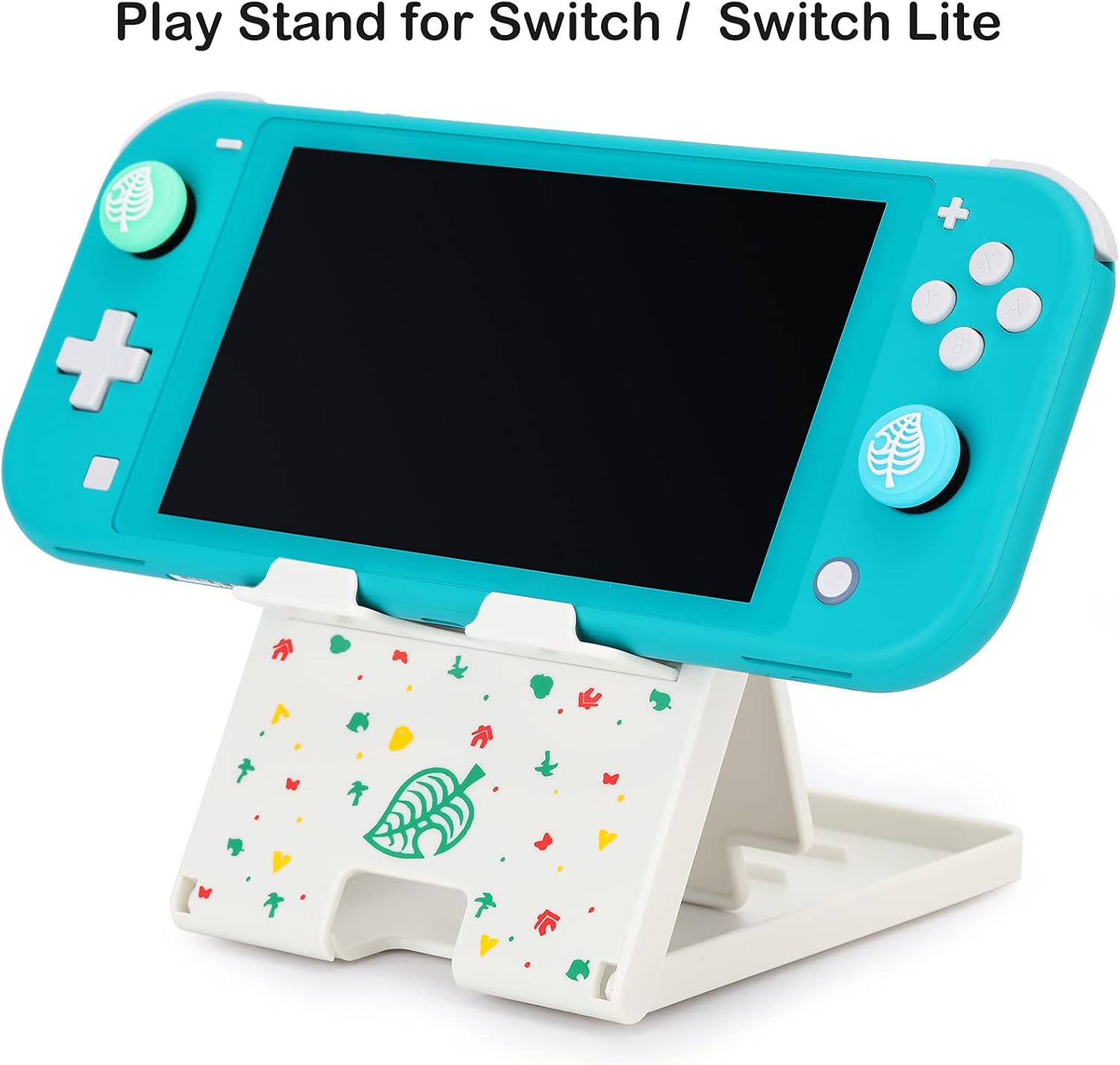 Tscope Switch Stand for Nintendo, for Animal Crossing Switch Holder, Adjustable Compact Portable Foldable Stand for Nintendo Lite OLED Accessories (White) - Image 2