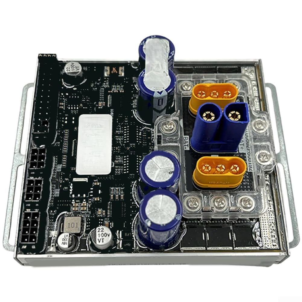 Posheliox For Kukirin -G2 Master Electric Scooter Controller Board C Version, 52V 25A Brushless DC Motor Control Board, Alloy Housing