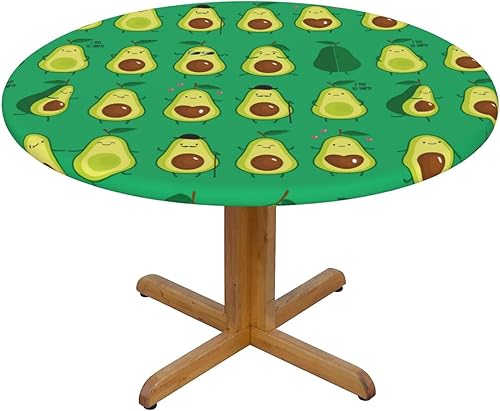 Vista 91 de Famame Beautiful Bloom - Mantel redondo ajustable con borde elástico, impermeable, con borde elástico, para interiores y exteriores, se adapta a