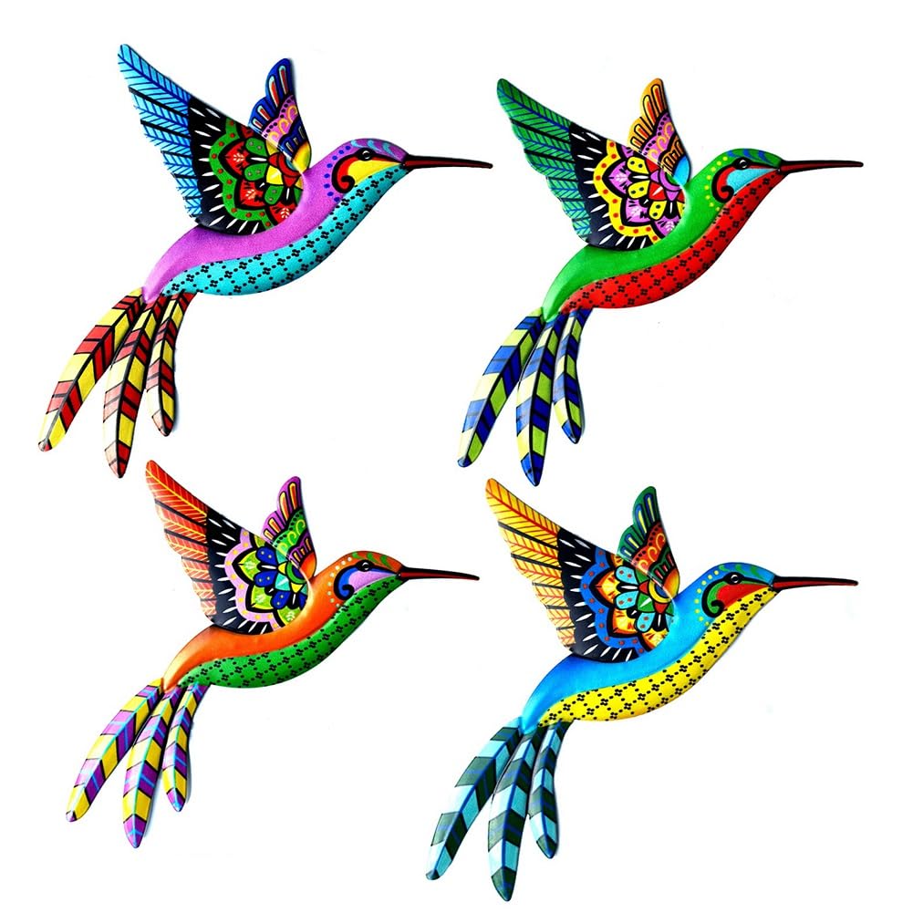 Kznifmk Outdoor Metal Wall Art - Metal Bird Wall Decor - Fence Decoration Outdoor - Decorations for Garden Fence Backyard