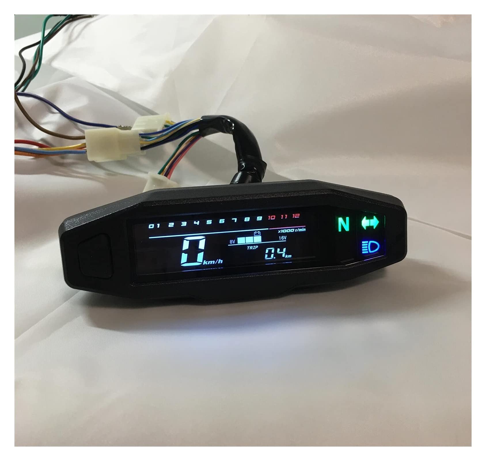 Buy MINGMINDZ oil pressure gauge Mini Universal RPM Motorcycle Meter