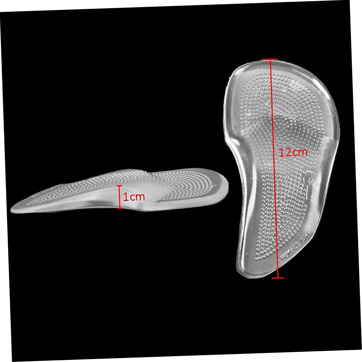 BUTIFULSIC Shoe Inserts Arch Support Heel Pads Gel Pad Inserts Women's Men's Small Size Pair Non-Slip Arch Care