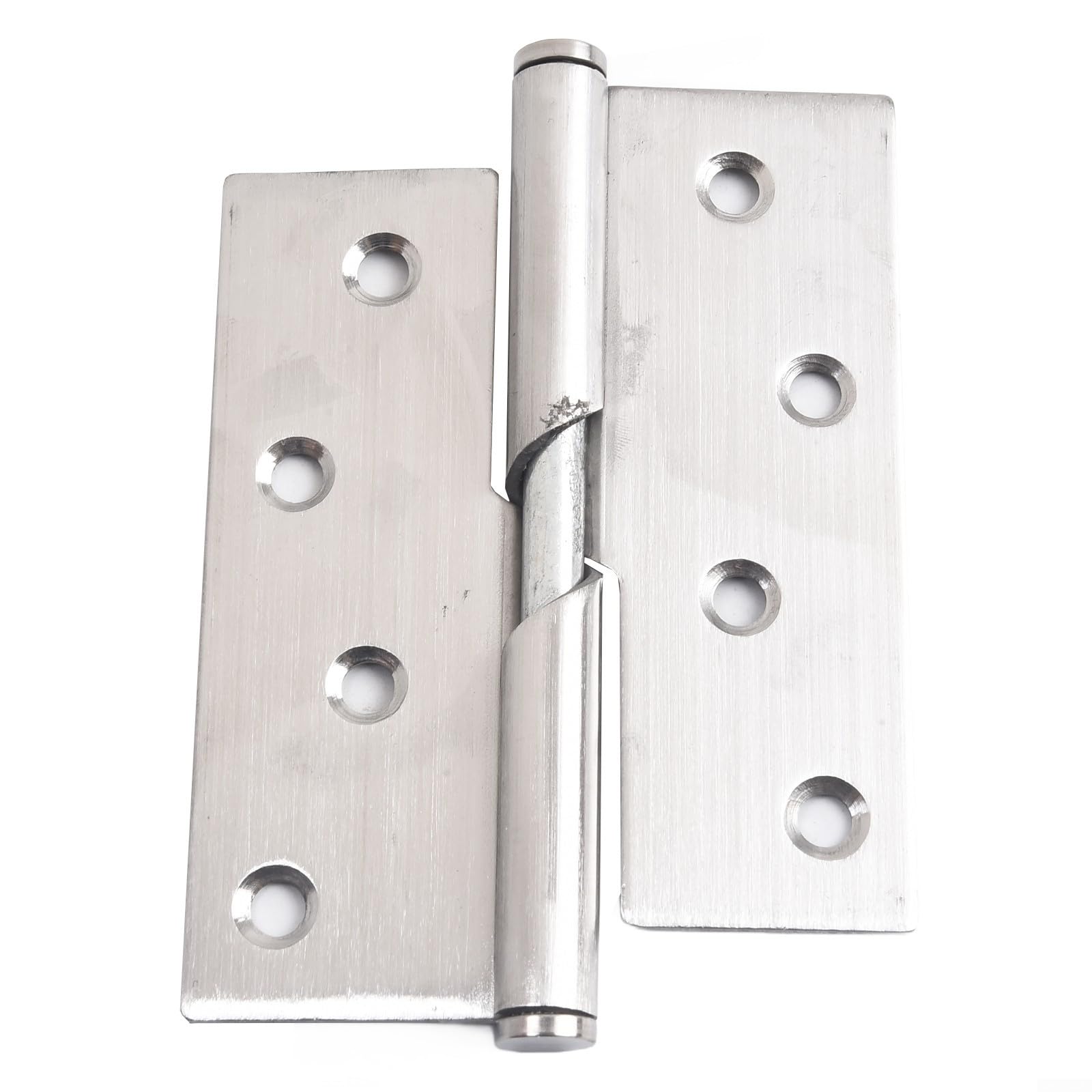 Stainless Steel Rising Door Hinges Left Right Handed Lift Off Butt Hinges for Interior Bathroom Toilet Room Doors 52x75mm/79x100mm(4 inch lift right)