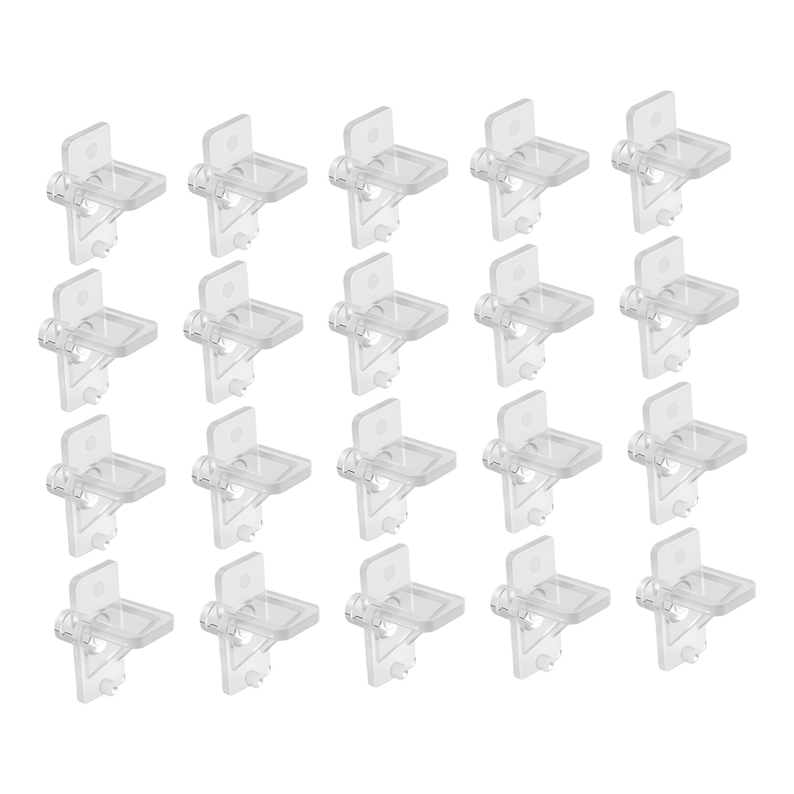 Limtula Clear Shelf Pegs Transparents Shelf Holder Pin Cabinet Shelves Bracket Dowel For Furniture Pegs