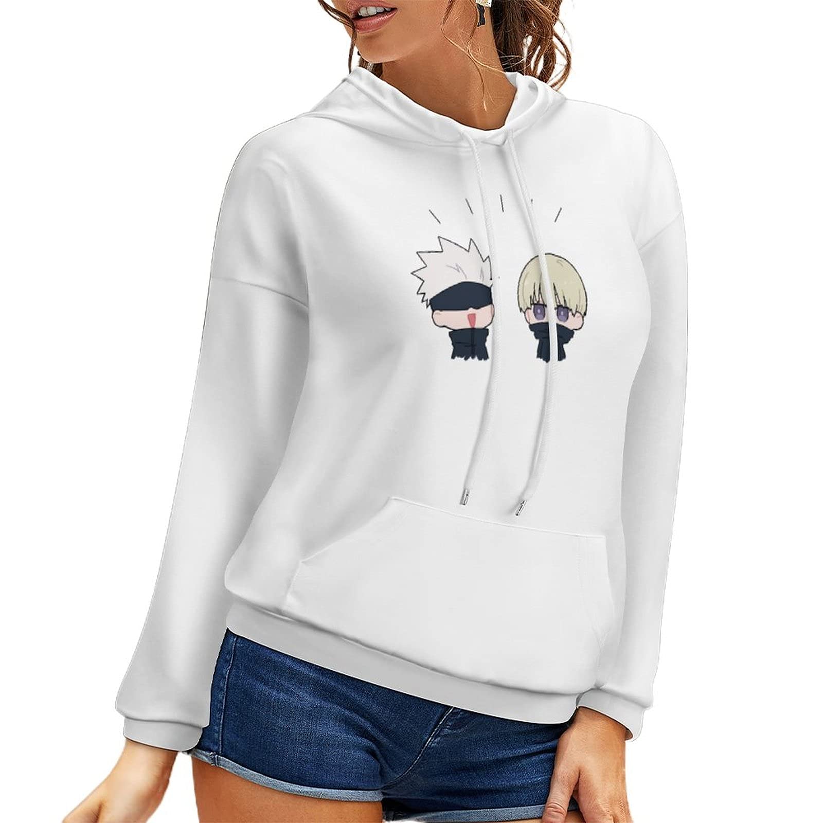 Amazon.co.jp: Popular Women Cute Hoodies Cool Soft Comfortable Pu Leather  Fleece Pullover Women Casual Long Sleeve Harajuku Sweatshirt : Clothing,  Shoes u0026 Jewelry
