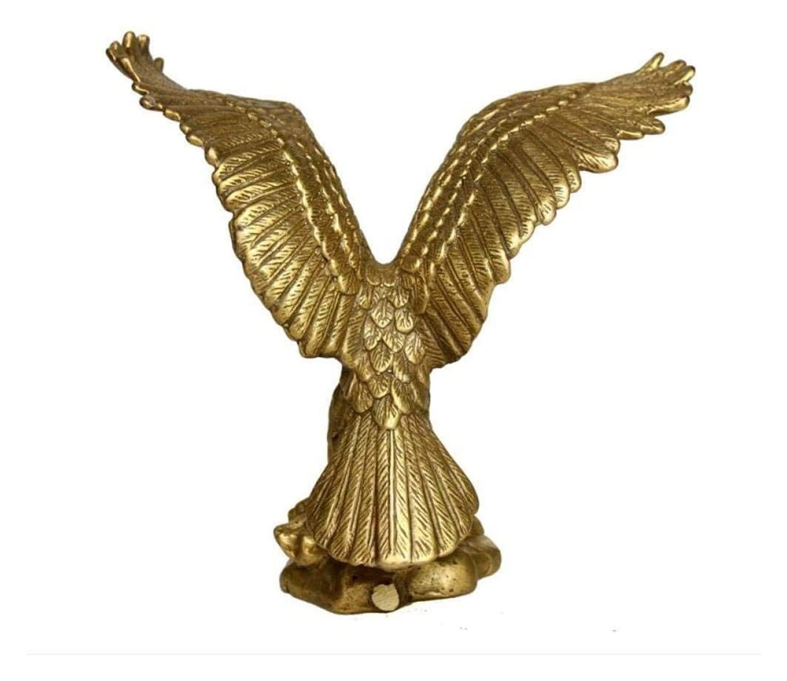 Artykuły artystyczne, dekoracje do domu Posągi Artykuły dekoracyjne i figurki Rzeźby Figurki Posąg Ozdoba do domu Czysta miedź Latający orzeł Statua Kawałki Dekoracja biura Rzemiosło Akcesoria do dom