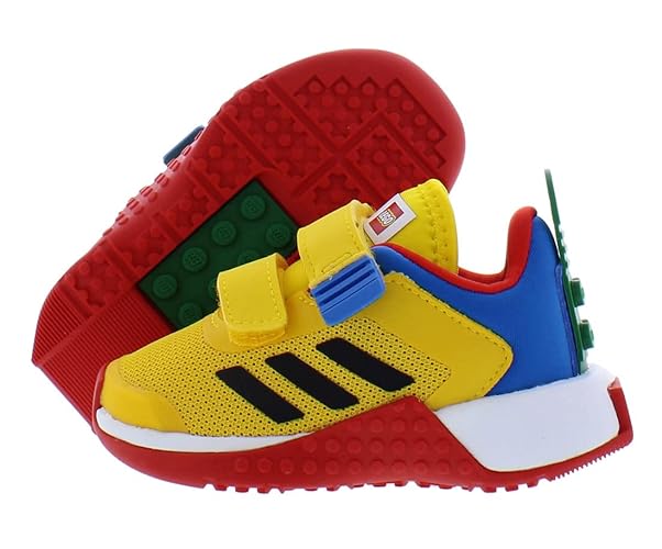 adidas Lego Sport Ct Baby Boys Shoes Size 7.5, Color: Yellow/Blue