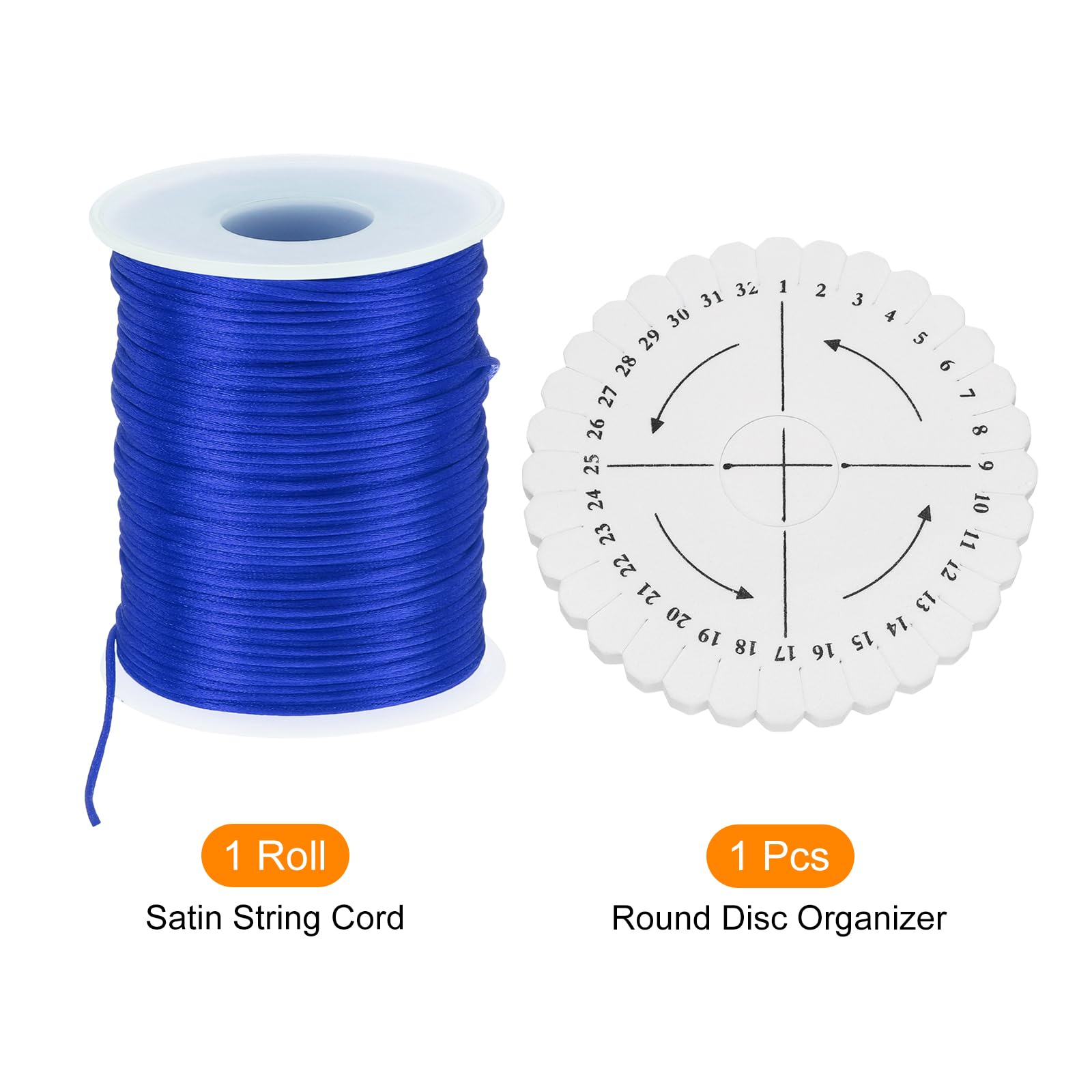uxcell 109 Yards 1.5mm Satin String Cord - Image 3