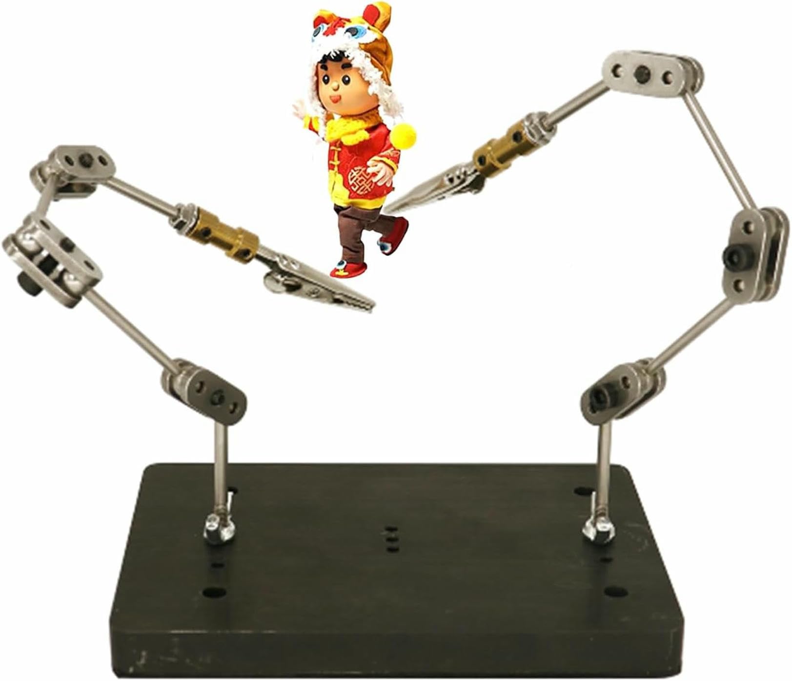 Armature acier inoxydable animation image par image support stable