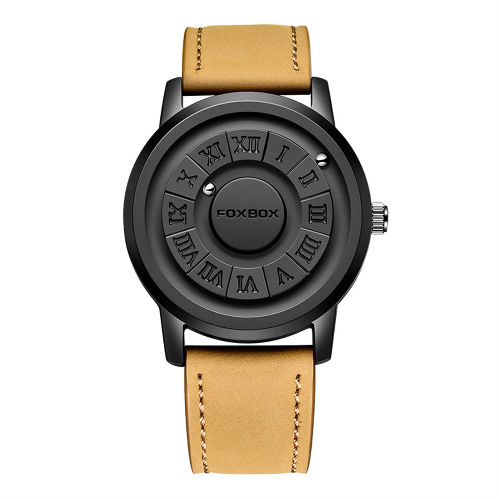 DARDDICool Magnetic Levitation Watch for Men - Quartz Magneto Analog Wrist Watch With Unique Pointer Design, Casual Fashion Waterproof