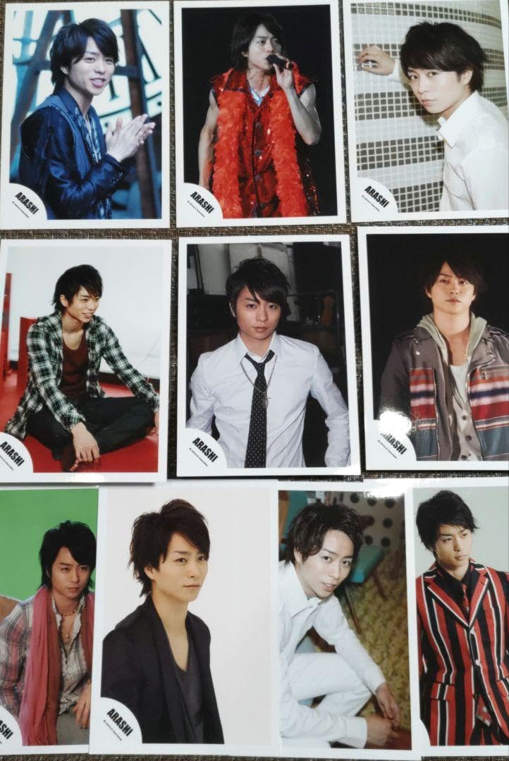 Amazon.co.jp: 嵐 櫻井翔 ARASHIロゴ公式写真 10枚組 (˶◜ᵕ  