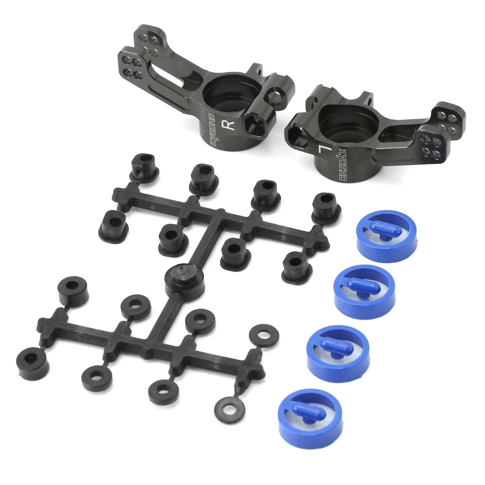 Per Kyosho Per MP10 1/8 2 Pezzi Supporto Mozzo Posteriore In Metallo IFW608 RC Auto Riparazione Modifica Decora Aggiorna Parti Accessori Parti per auto RC