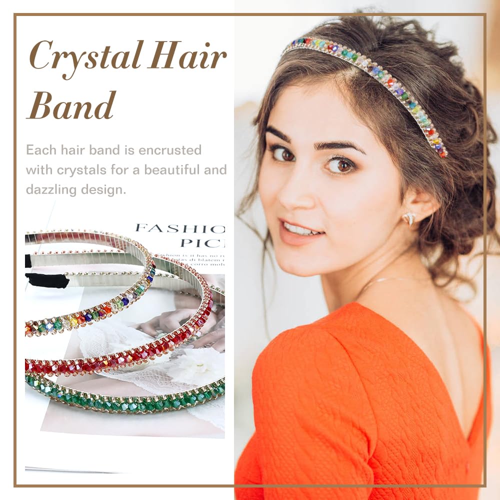 Amazon.com : Lawie 10 Pack Crystal Rhinestone Headband  display picture 2