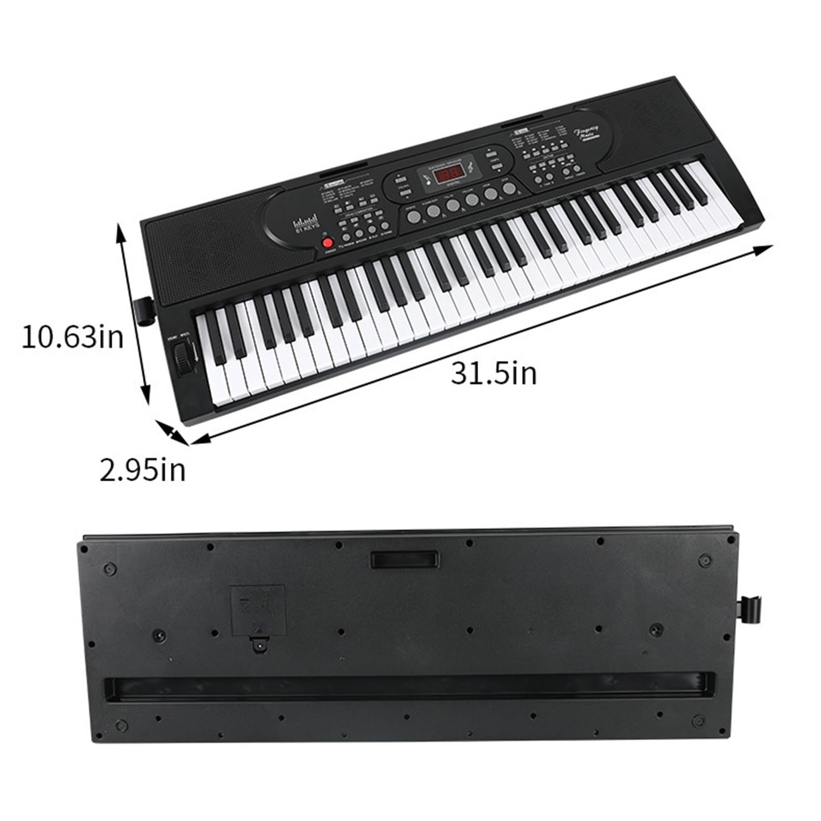 Pianino Elektroniczne Przenośne Wielofunkcyjne Pianino Elektroniczne Z 61 Klawiszami Dla Początkujących(Type 2)