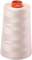 Aurifil 2310 Mako 50 Wt 100% Cotton Thread, 6,452 Yard Cone Light Beige