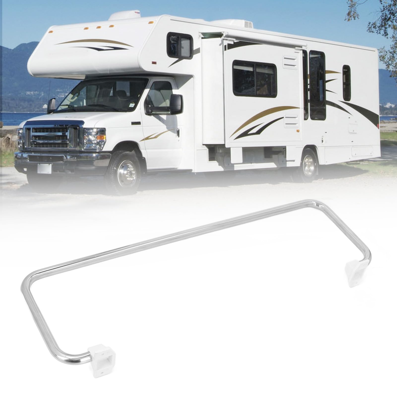 Faltbare Kleiderstange aus Edelstahl - Tragbarer Hängeregal zum Trocknen von Kleidung, Handtüchern & mehr - Ideal für Wohnmobile & Camper - Platzsparendes Design