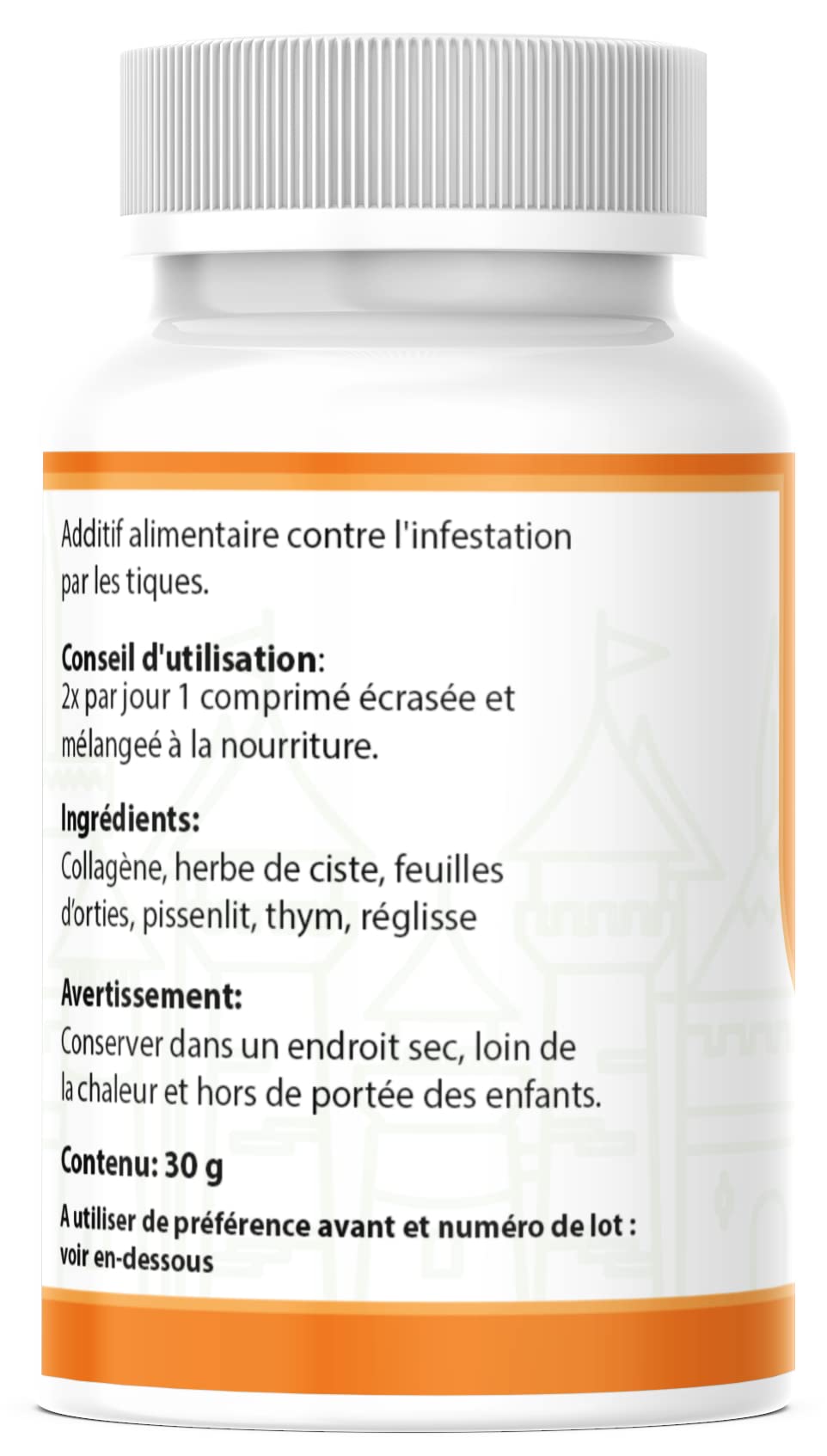 Saint Nutrition® Anti-Tique COMPRIMES pour Chien et Chat – Nouveau – Traitement Naturelle pour Votre Animal Domestique Contre tiques, Effet immédiat, Contient 60 comprimés