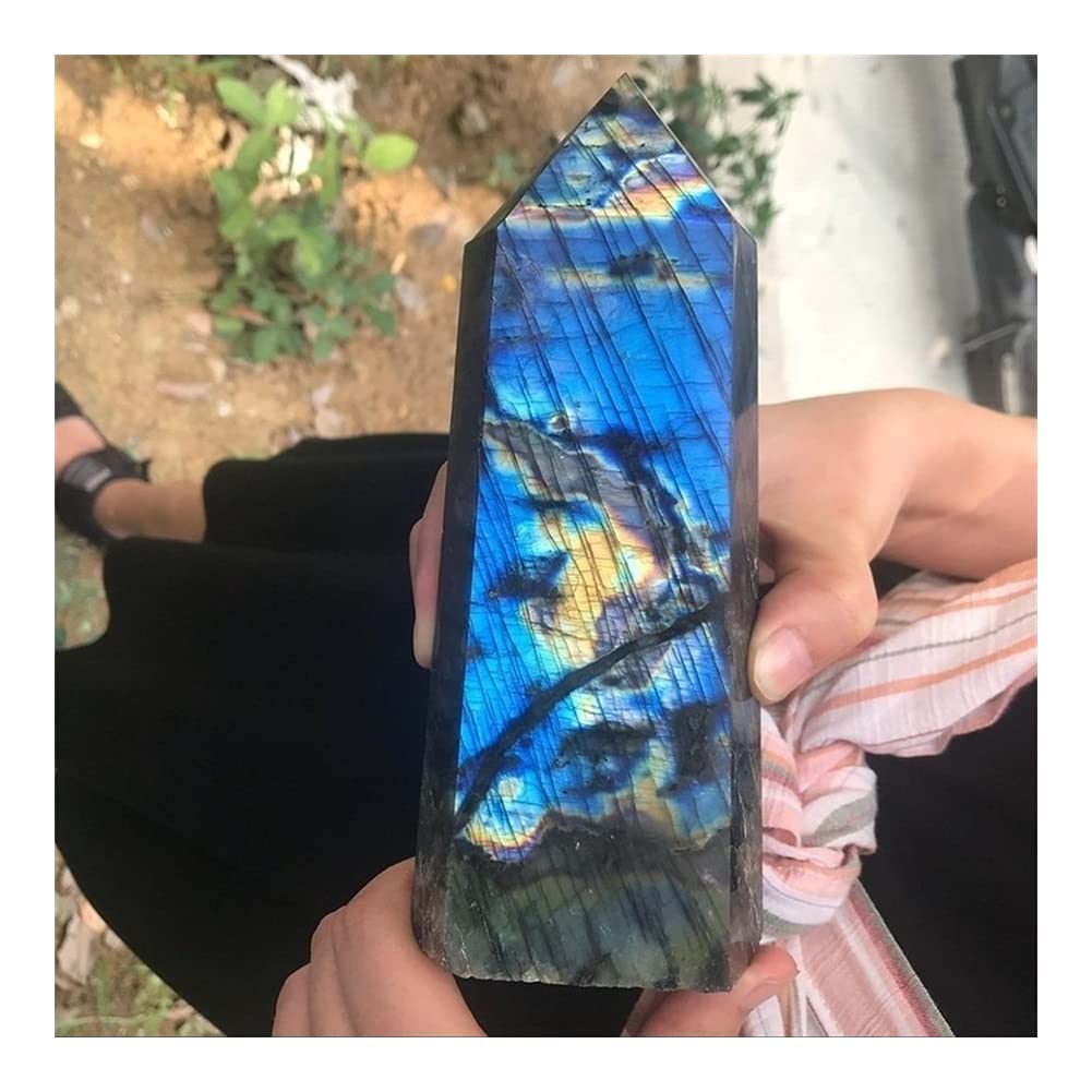 Sostegno Spirituale Guarigione della Bacchetta Magica della Bacchetta Magica del Labradorite di Cristallo Naturale