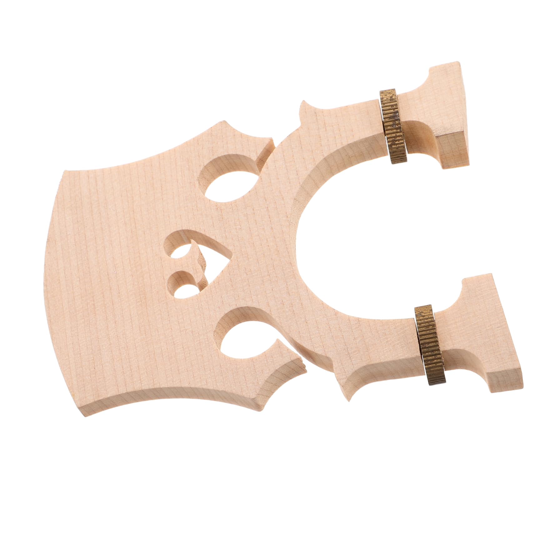 Levemolo 3/4 Size Cello Bridge Maple Wood Construction Low Tall Adjustments Accessory