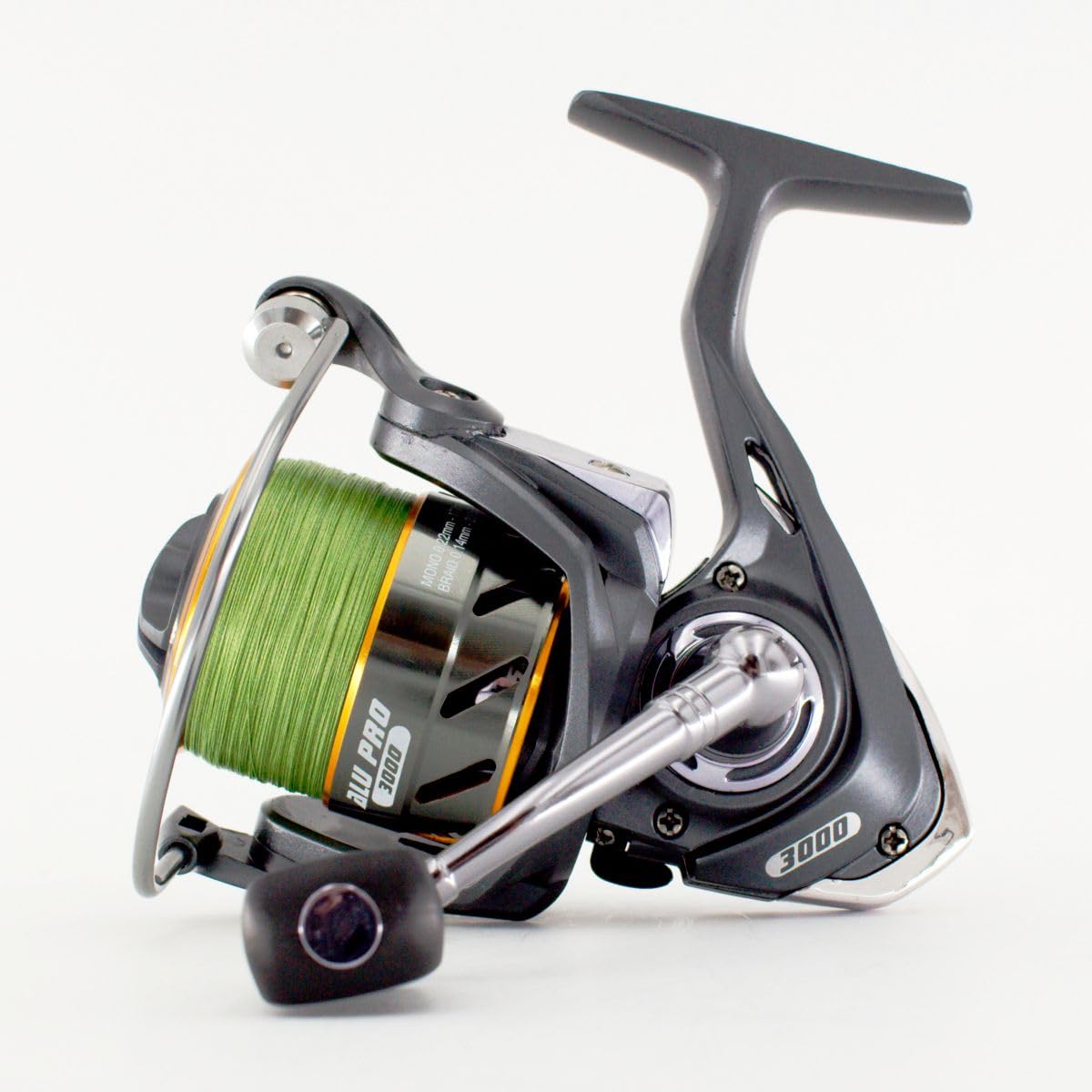 Zander Spinncombo CoroSpin 2,40m 10–40g + Alu Pro 3000 CO inkl. geflochtener Schnur – Raubfisch Angelset