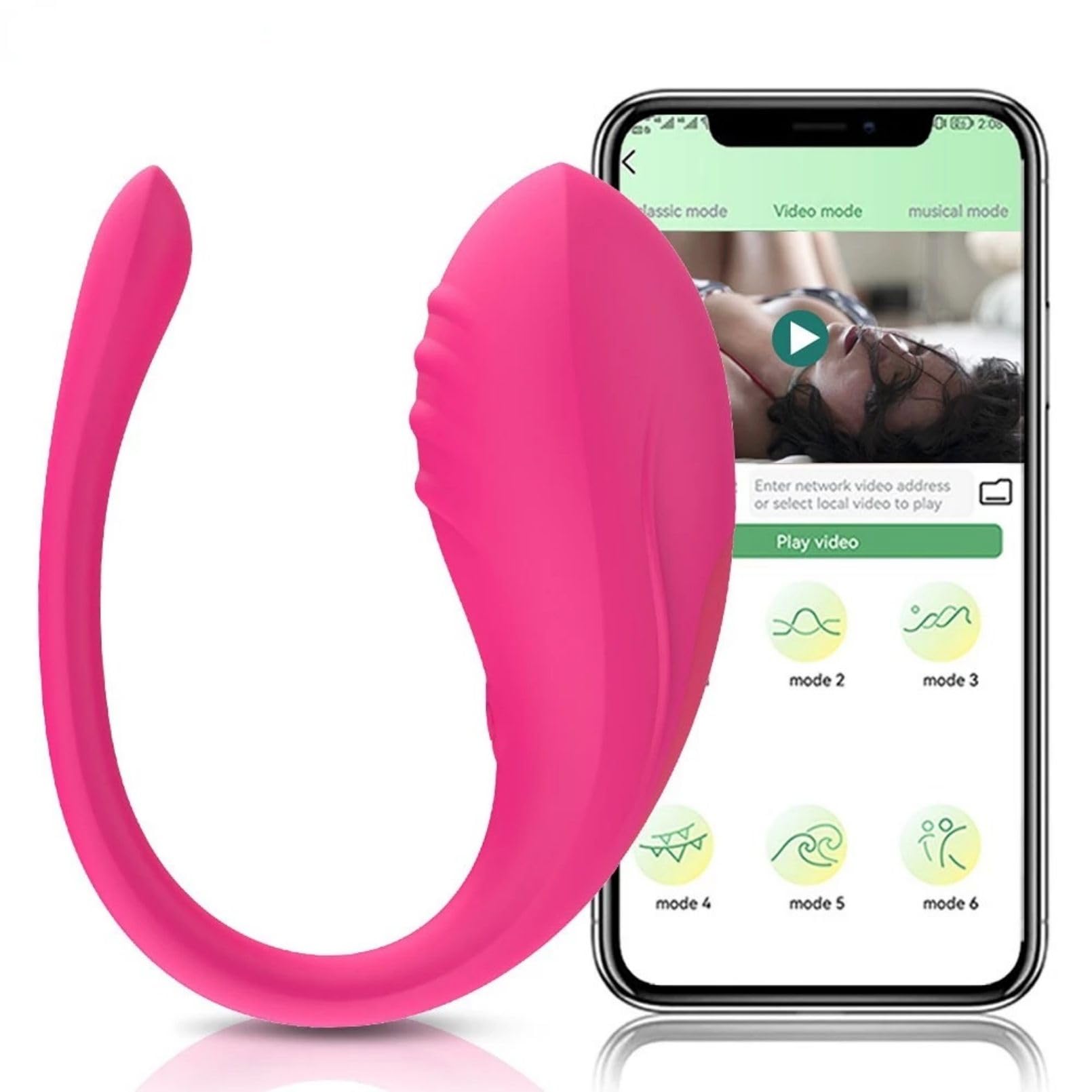 Ṽiḅrātòrēṗer Dònná Telecomando Puntó G Squîrtïng Realistico Dónnà Ｖîbrạtórẹ donna Vîbràtóri Clídórídè Dónnà Óvetto Vîbrànte Telecomando a Distanza Bluetóóth Víbratõri 10 Modalita MCD002