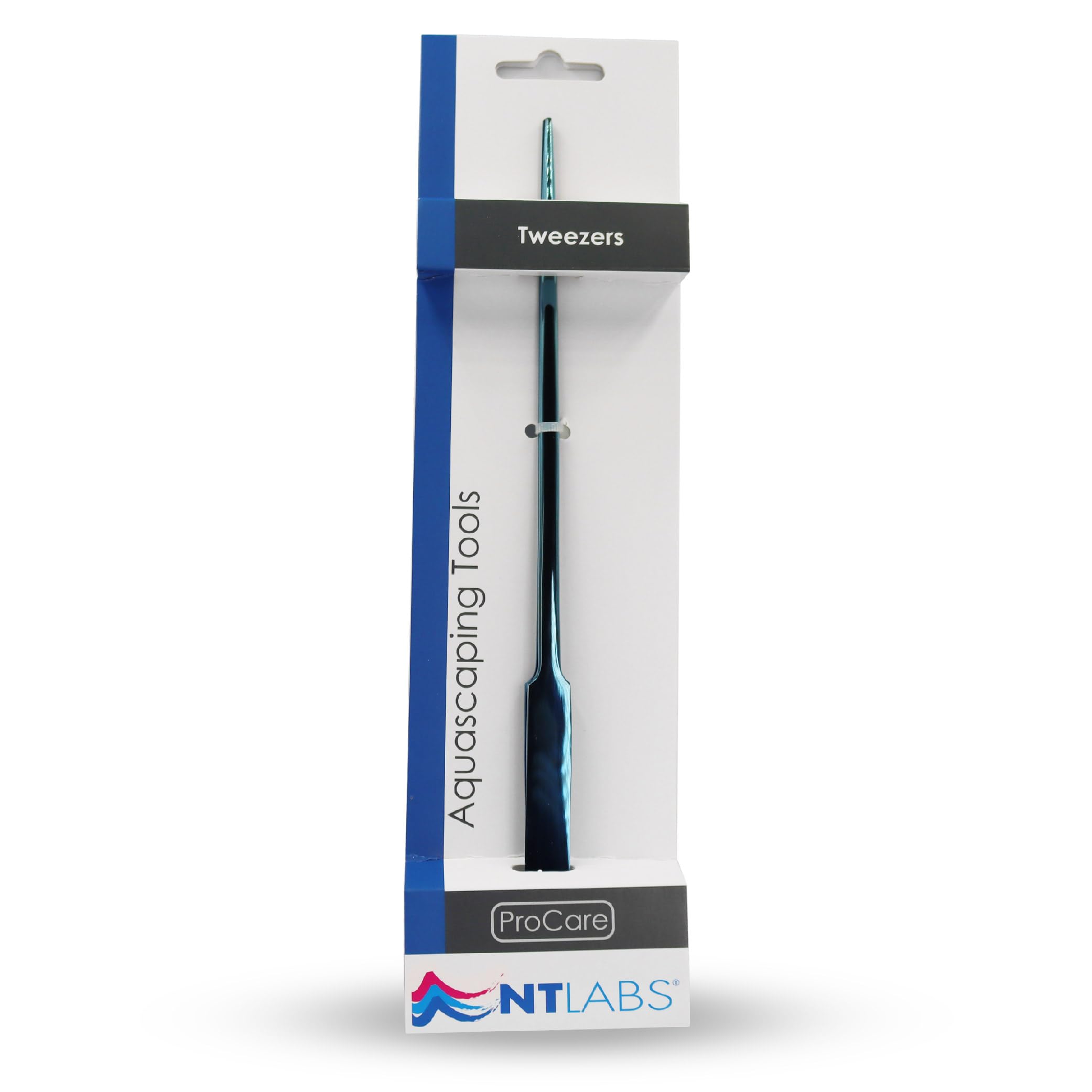 Nt Labs Blue Procare Tweezers, Aquascaping Tools, Scape Tool, Premium Stainless Steel, Aquarium Pincers.