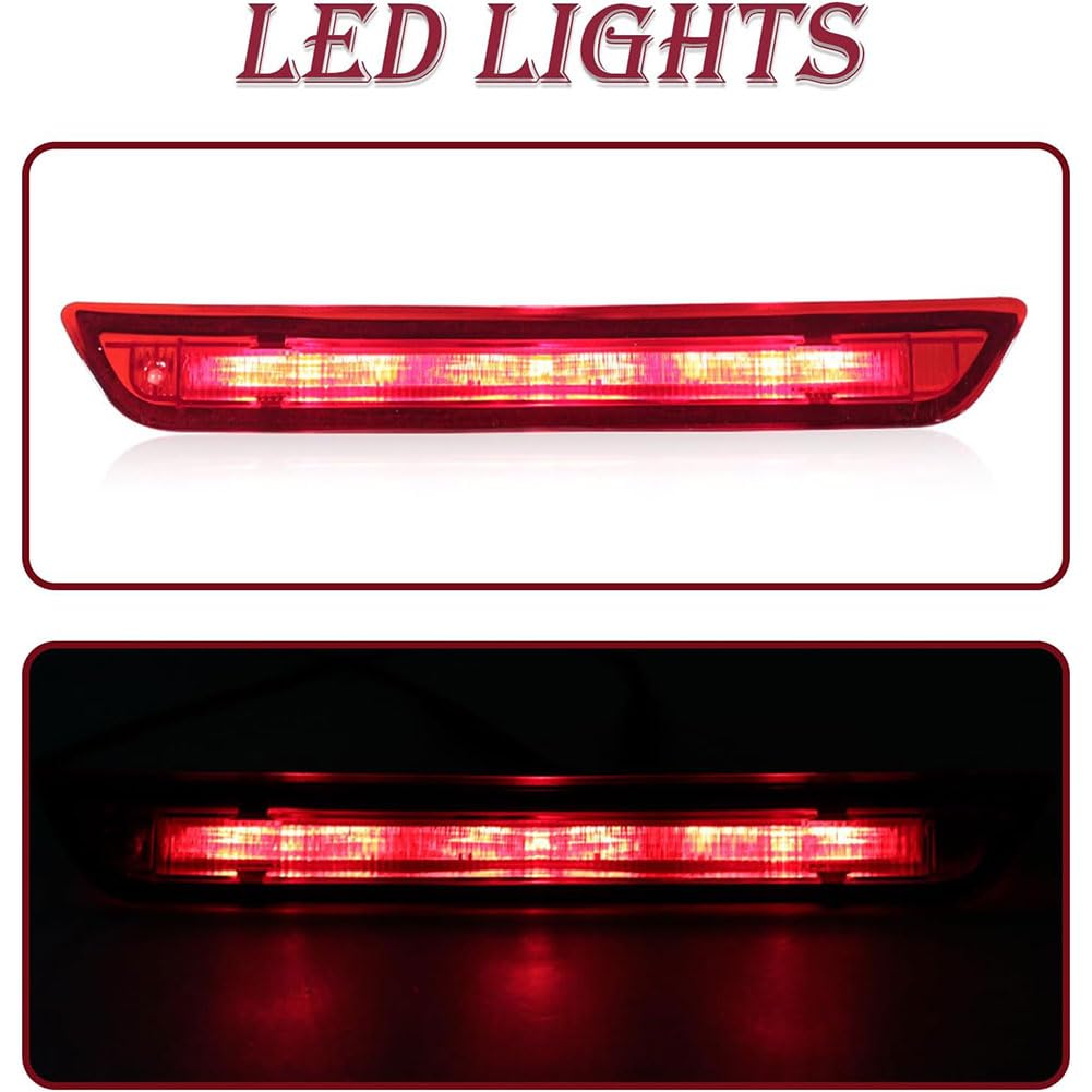 Terza Luce Freno Posteriore per Ford Ecosport 2013-2017, Auto Terza Luce di Stop A LED Gruppo Lampada di Segnalazione Ricambio