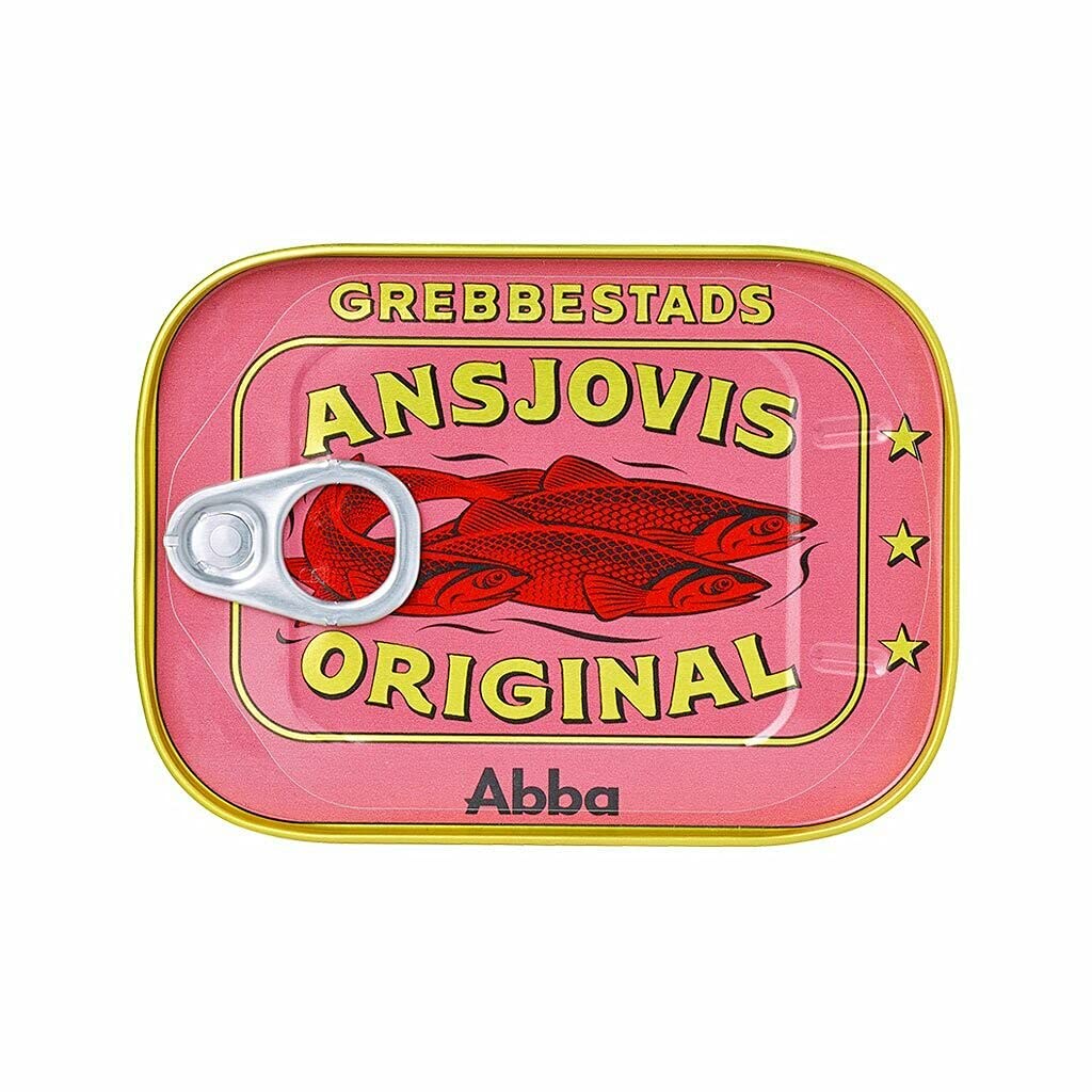 Abba Grebbestad | Swedish Anchovy Style Sprats Fillets |Ansjovis | 1 x 125g Tin