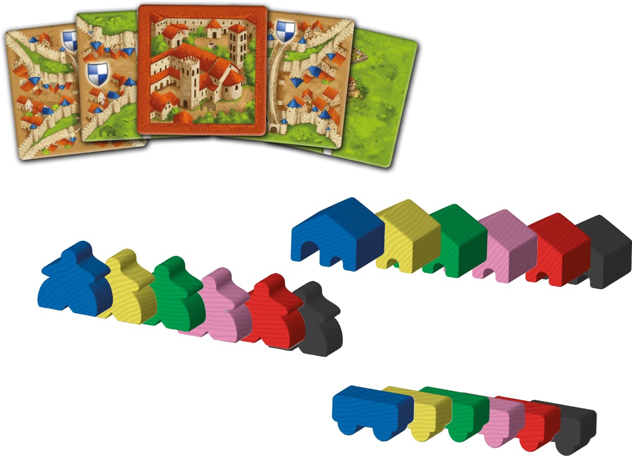 Carcassonne – Extensión Asedio Y Defensa (2025) – Juego De Mesa Estratégico Con Catapultas Y Mecánicas De Contraataque, Para 2-6 Jugadores Desde 8 Años